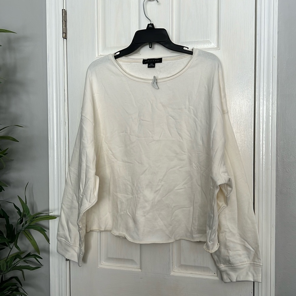 Sanctuary oversized cropped sweatshirt M NWT